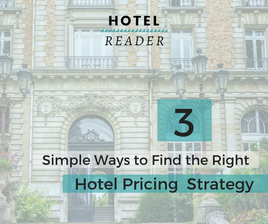 3 Simple Ways To Find The Right Hotel Pricing Strategy Hotel Reader